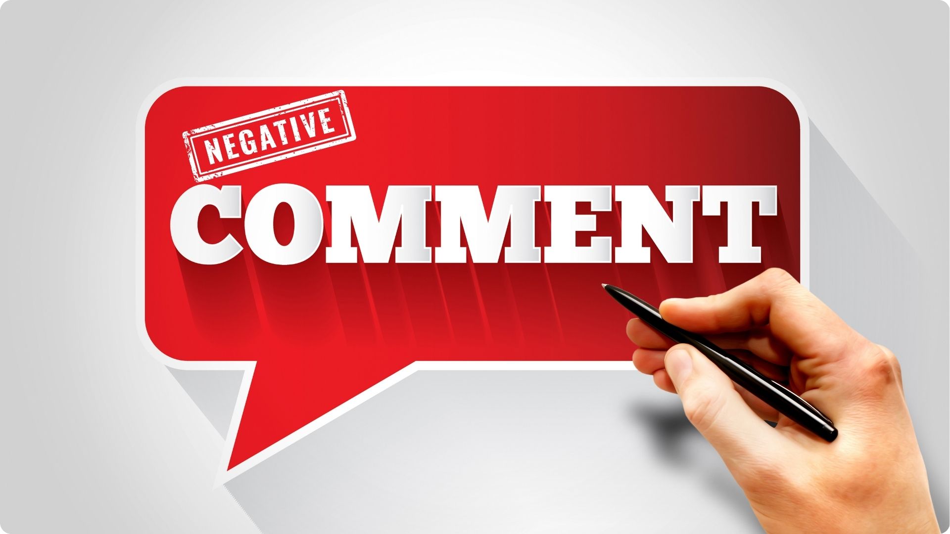 Dealing with Negative Comments